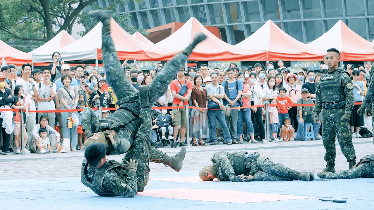 陸軍特種作戰指揮部戰技隊｜格鬥戰技操演