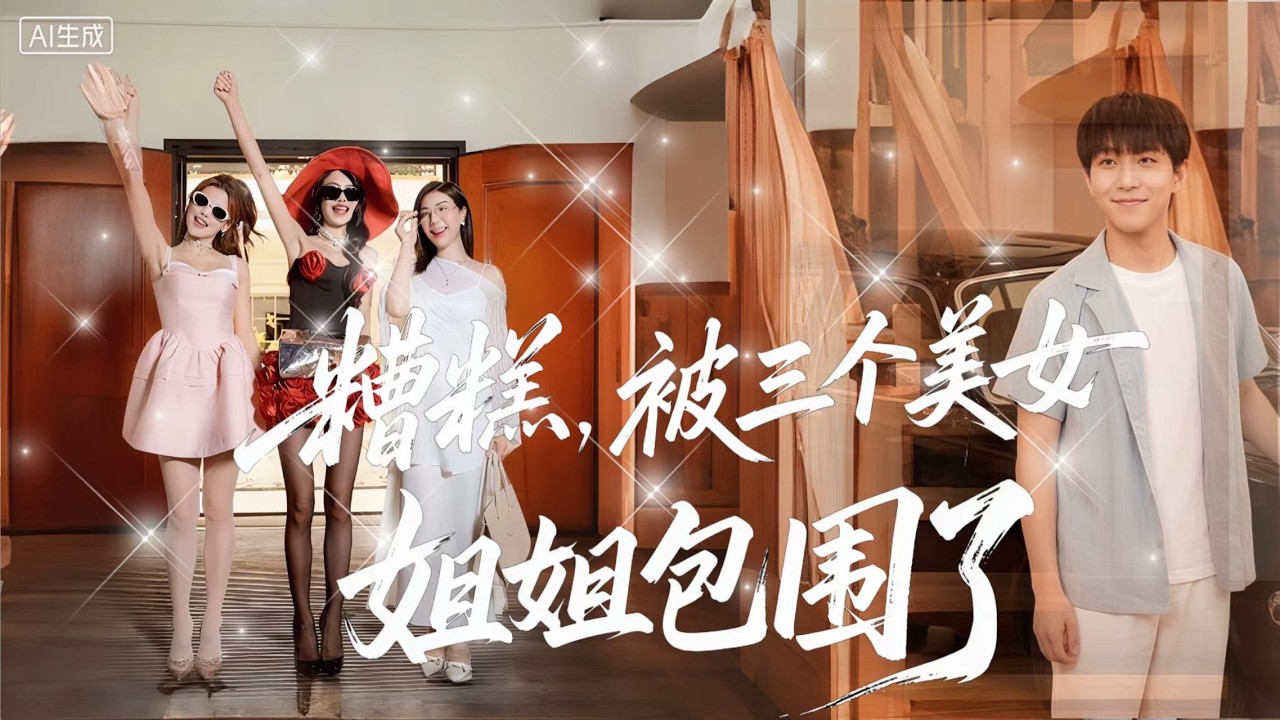 新劇搶先看《糟糕，被三個美女姐姐包圍了》平凡少年意外被三位才貌雙全的美女姐姐同時包圍，日常充滿甜蜜與驚喜，在歡樂相處中逐漸成長，展開一段溫馨又搞笑的都市奇遇