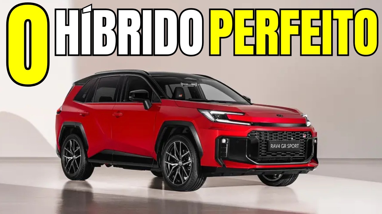 O SUV Híbrido da Toyota ficou INCRÍVEL! Novo RAV4 2026 em Detalhes!
