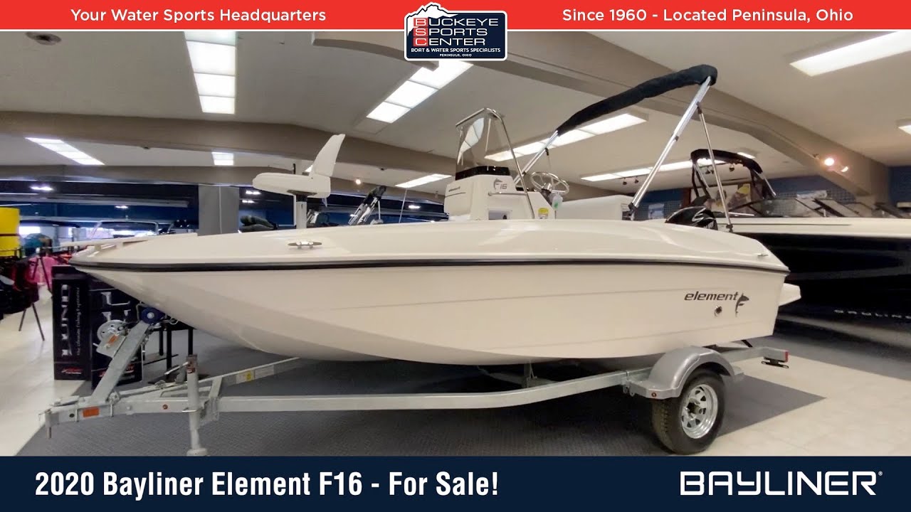 2020 Bayliner Element F16 Walkthrough