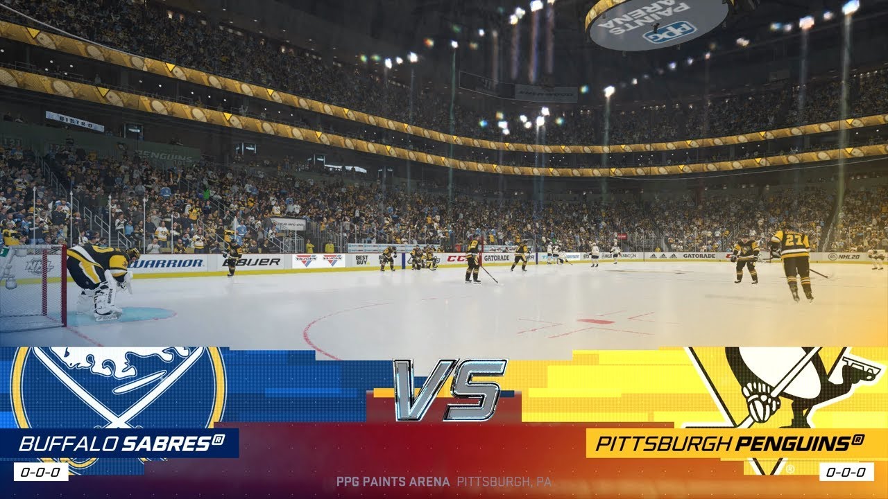 NHL 20 (PS4) - 2019-20 - Game 01 vs Sabres