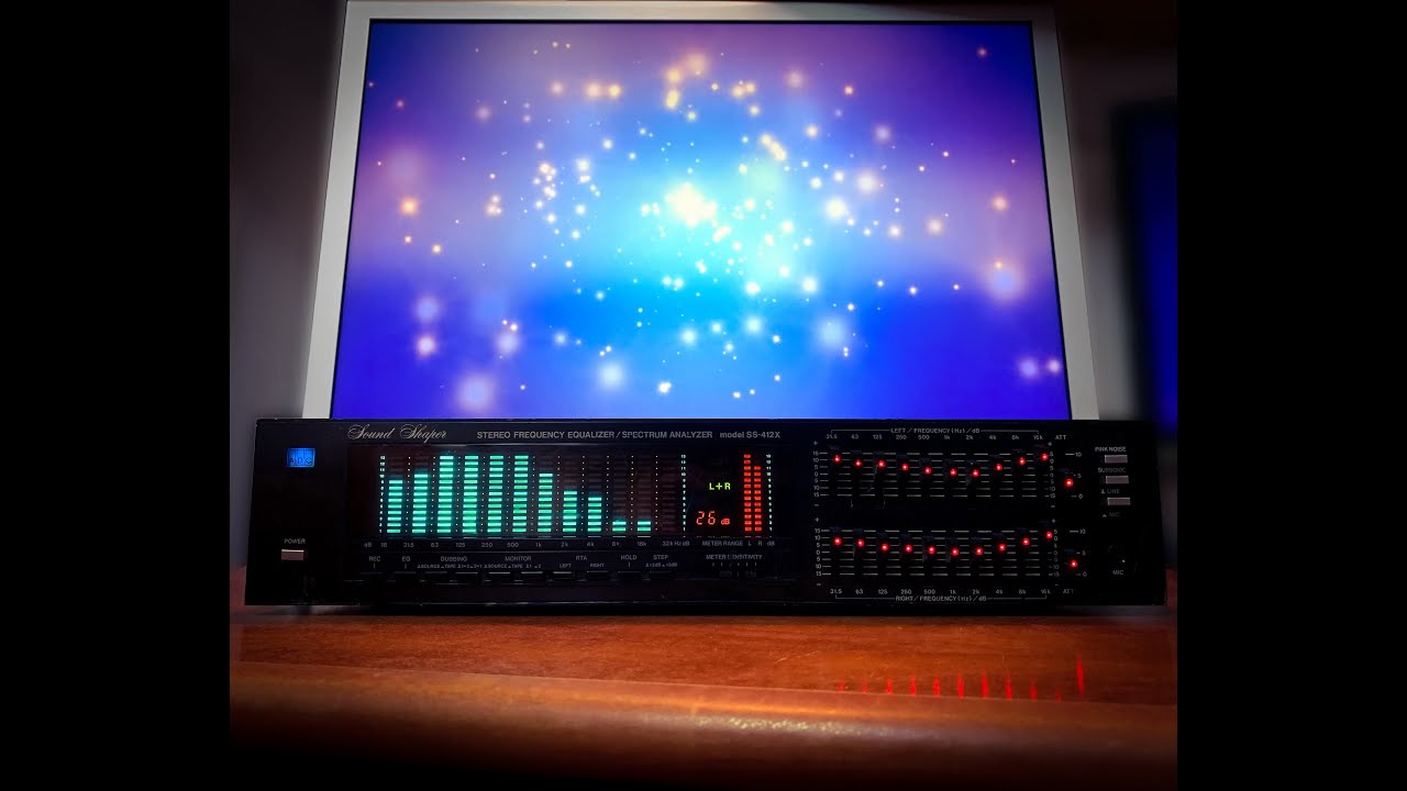 ADC SS-412X Vintage Stereo Frequency Equalizer Demonstration