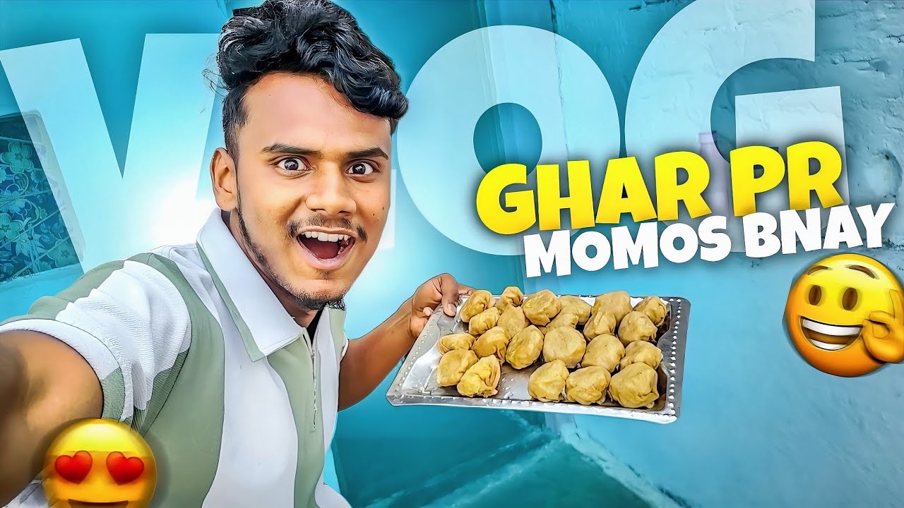 Bhen Ne Ghar Pr Resturant Jese Momos Bnay 😍 Aakhri Me jo Huaa🫣