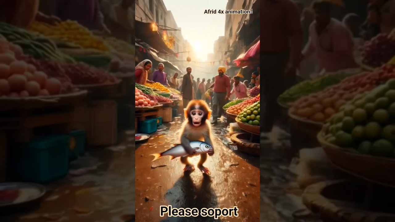 Rio film video copy  monkey emotional story #aishorts #ai #cow @MrBeast @MRINDIANHACKER