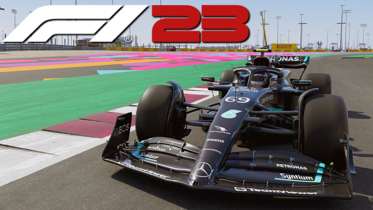 F1 23 Alpine Gameplay at Qatar - New Track!