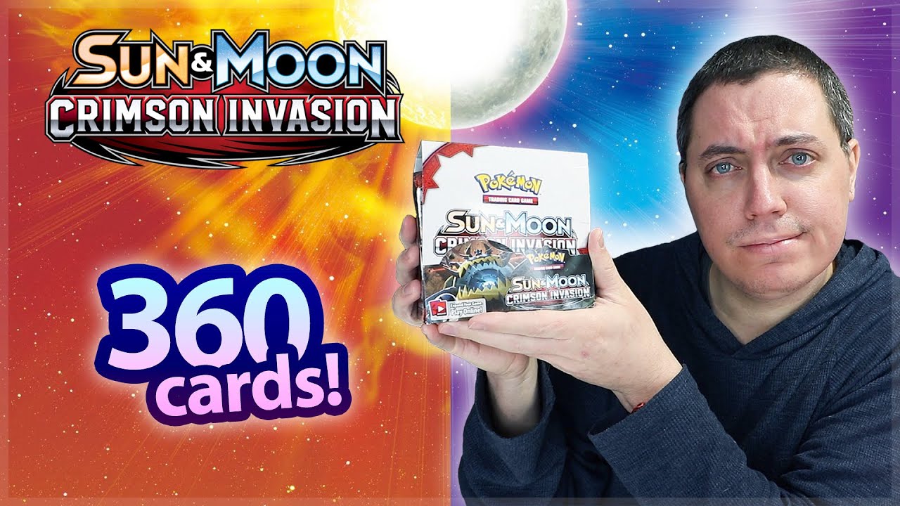 Opening My First Pok&eacute;mon Sun & Moon: Crimson Invasion Booster Box