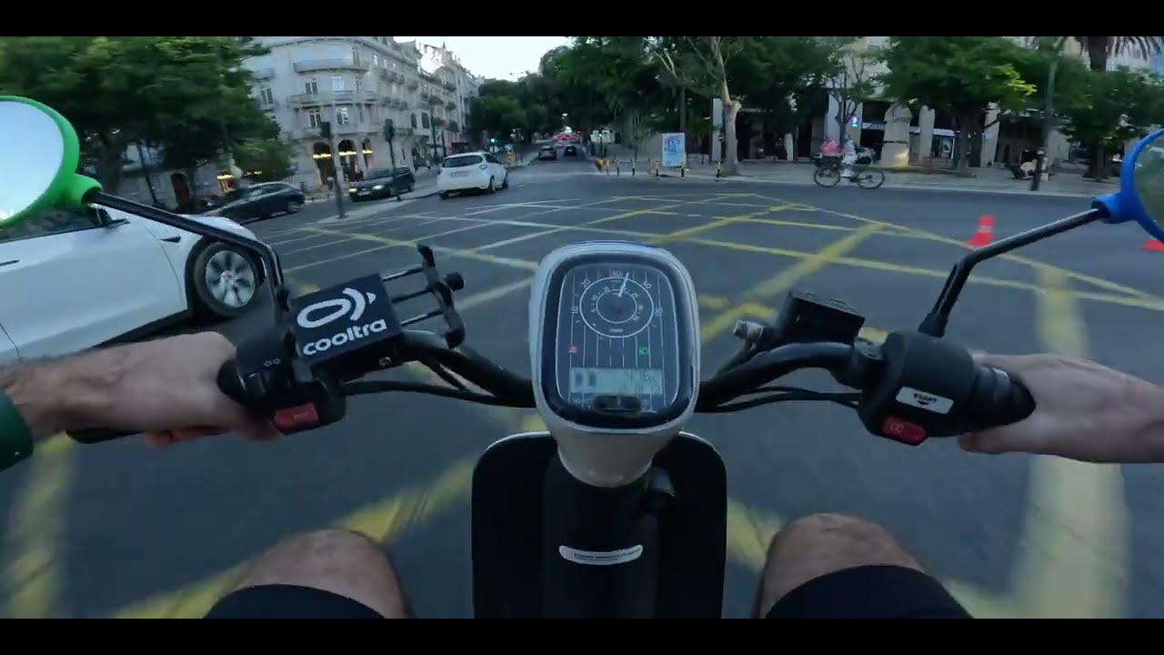 POV Cruising On a Scooter Around Lisbon | Cooltra First Experience | GoPro11