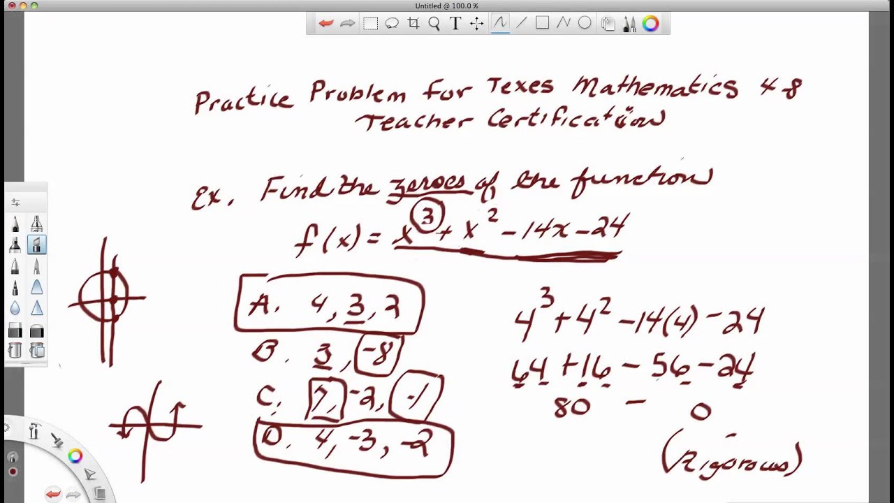 TExES Mathematics 4-8 Teacher Certification Preparation