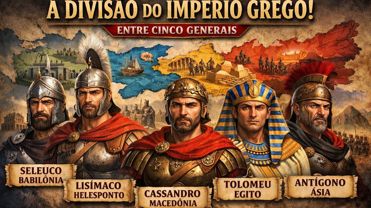 A divisão do império grego