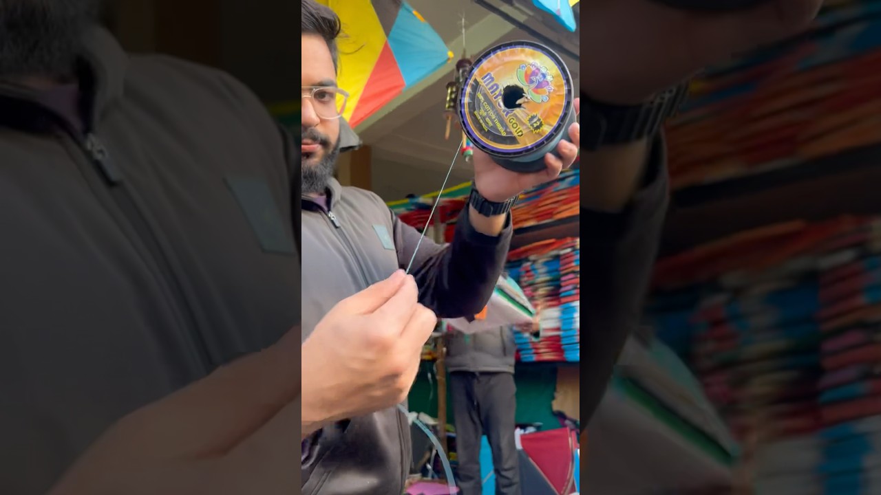 Testing Mayur Gold Indian Manjha | #kitefight #kiteflying #flyingkites #kite #manjha