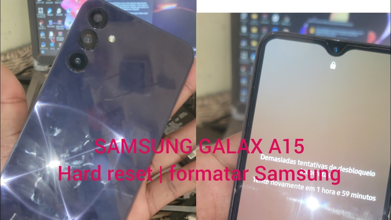 Samsung galax A15 hard reset✅️.                      Como formatar Samsung galax 15✅️