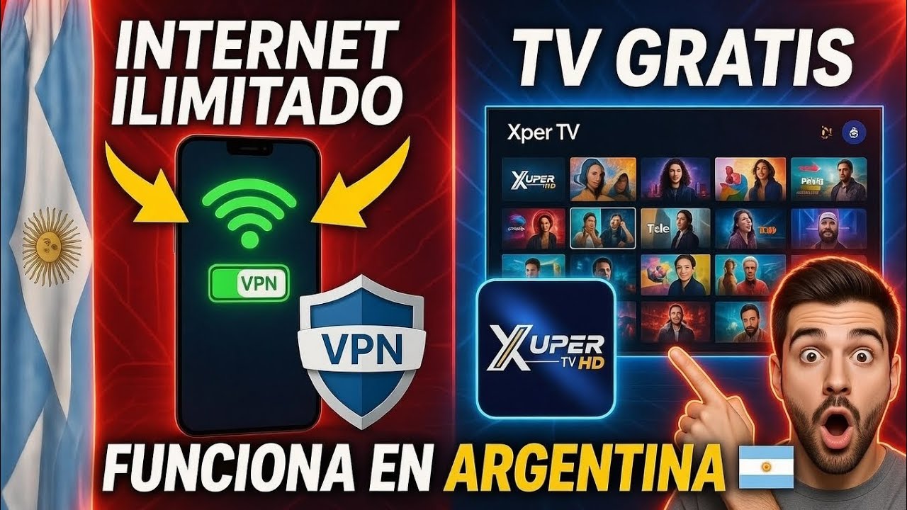 Internet Ilimitado GRATIS en Argentina 🇦🇷 + TV xper  Gratis en tu Celular (FUNCIONA 2026) 