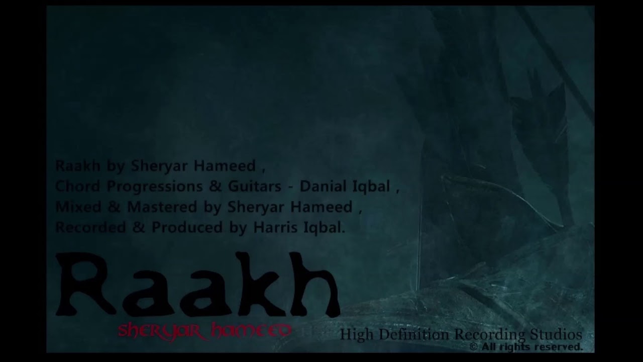 Sheryar Hameed | Raakh (Official Audio) | High Definition Studios | Pakistani Alternative Rock Band