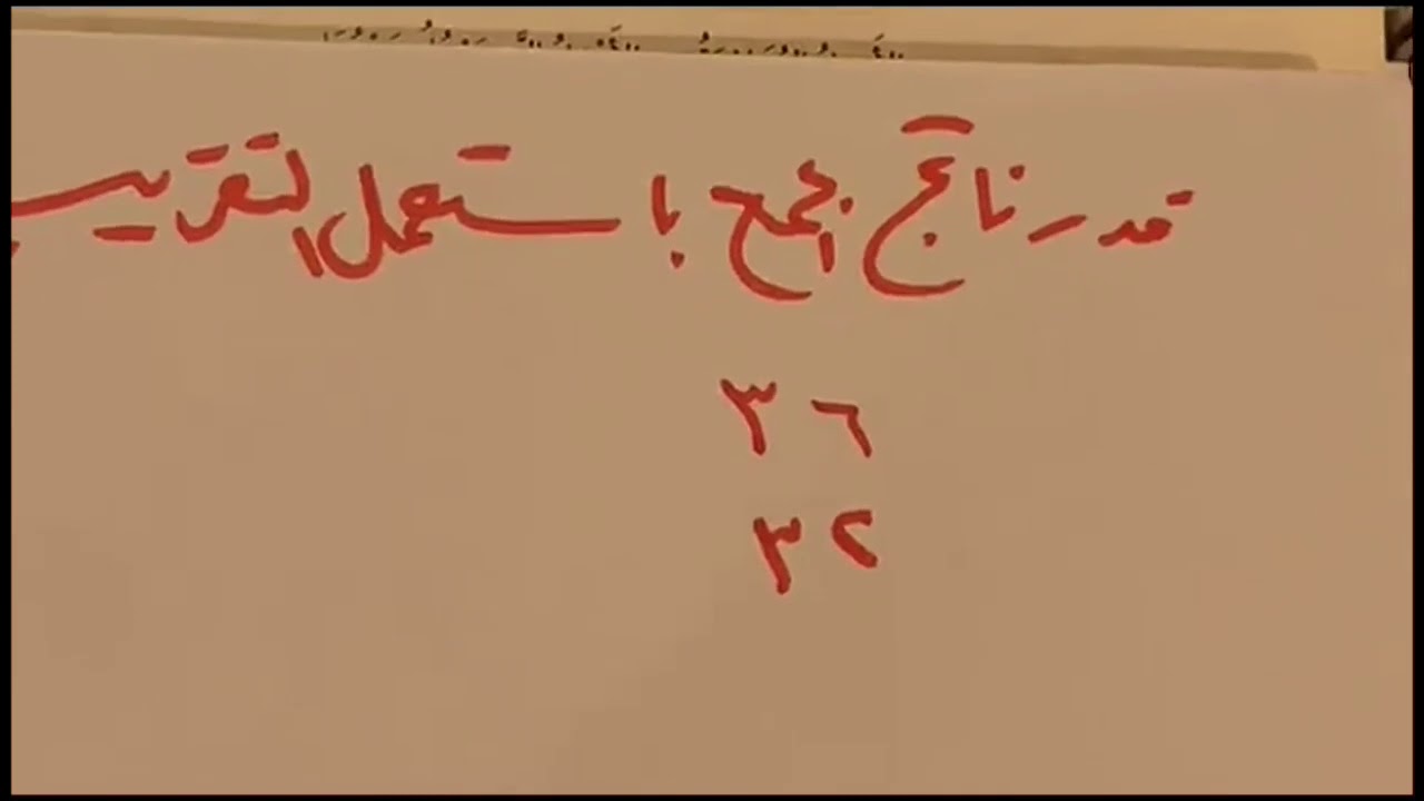 ملخص شرح الفصل الثاني للصف الثالث الابتدائي