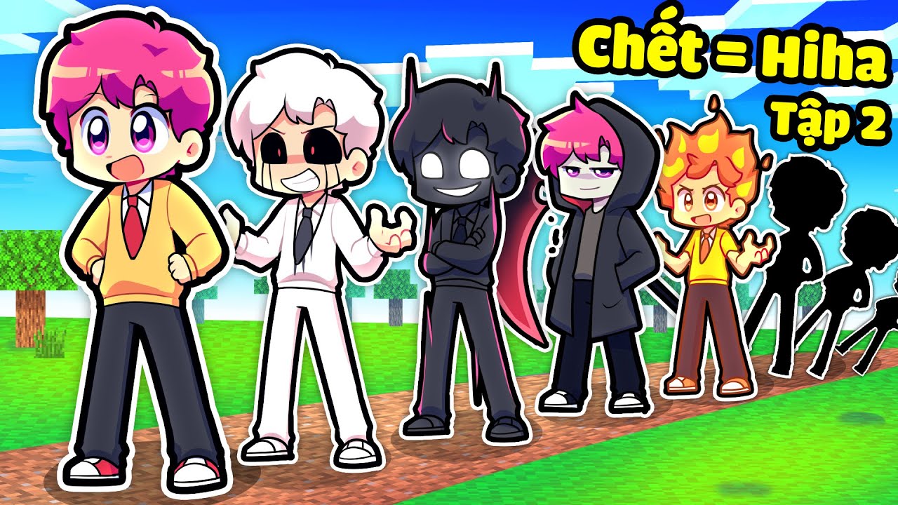 NẾU HIHA CÀNG CHẾT CÀNG TRỞ THÀNH HIHA AUT TRONG MINECRAFT*CHẾT = HIHA AUT TẬP 2 🤣