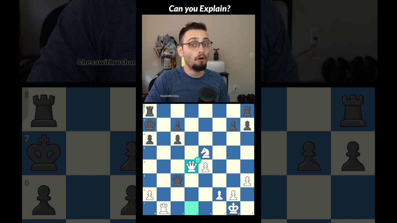 BRILLIANT MOVE 💎💎💎#chess #chessgame #chesspuzzle#ajedrez #checkmate #magnuscarlsen#шахматы#shorts