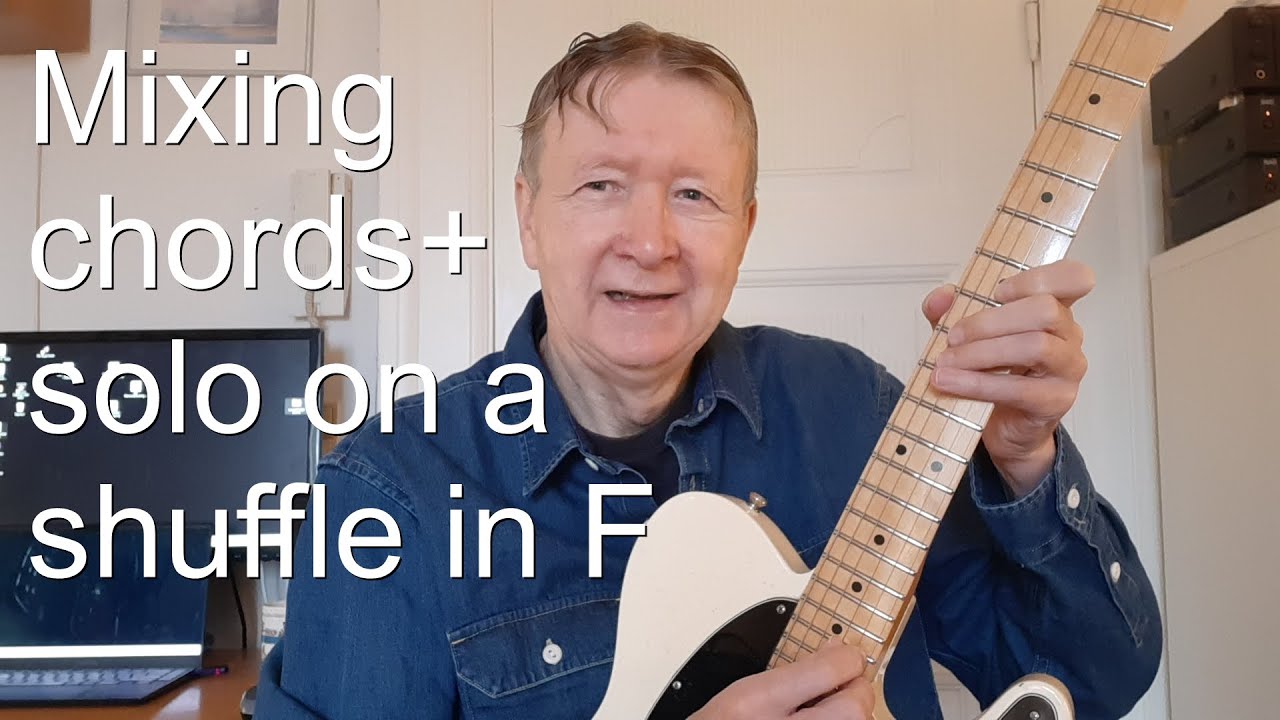 How to mix solo+ chords on a shuffle in F