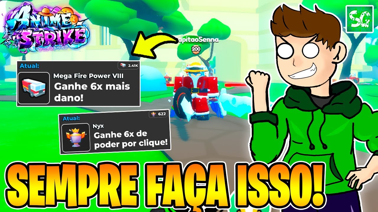 100% F2P! FA&Ccedil;A SEMPRE ISSO QUE VOC&Ecirc; VAI FICAR MUITO FORTE NO ANIME STRIKE SIMULATOR
