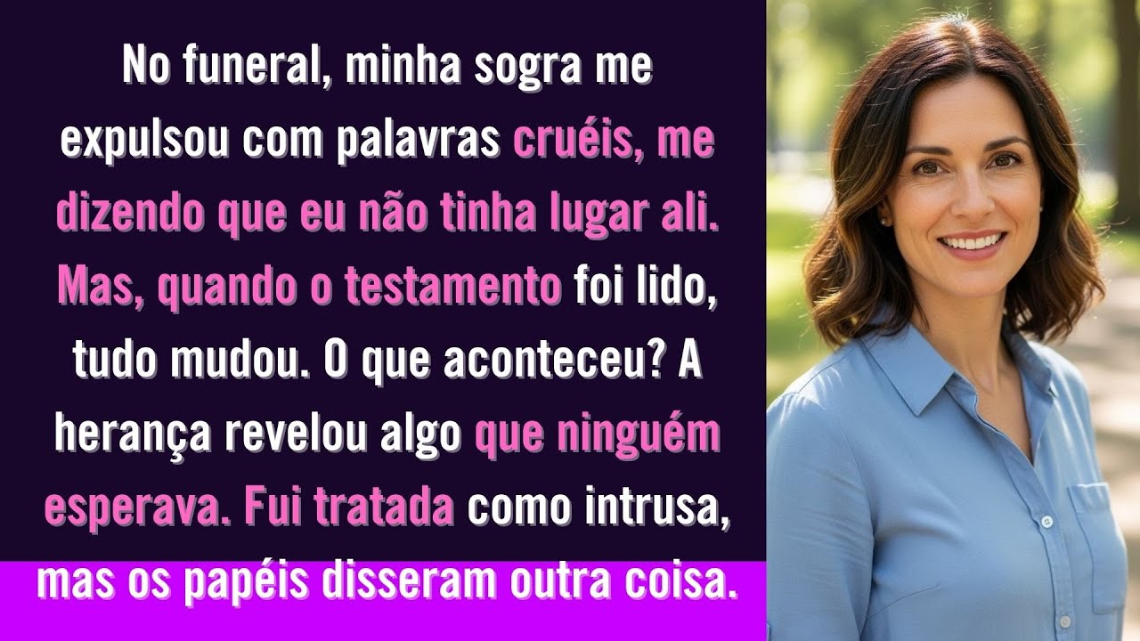 Minha sogra me tirou do funeral dizendo “você não pertence aqui” — a herança provou o contrário