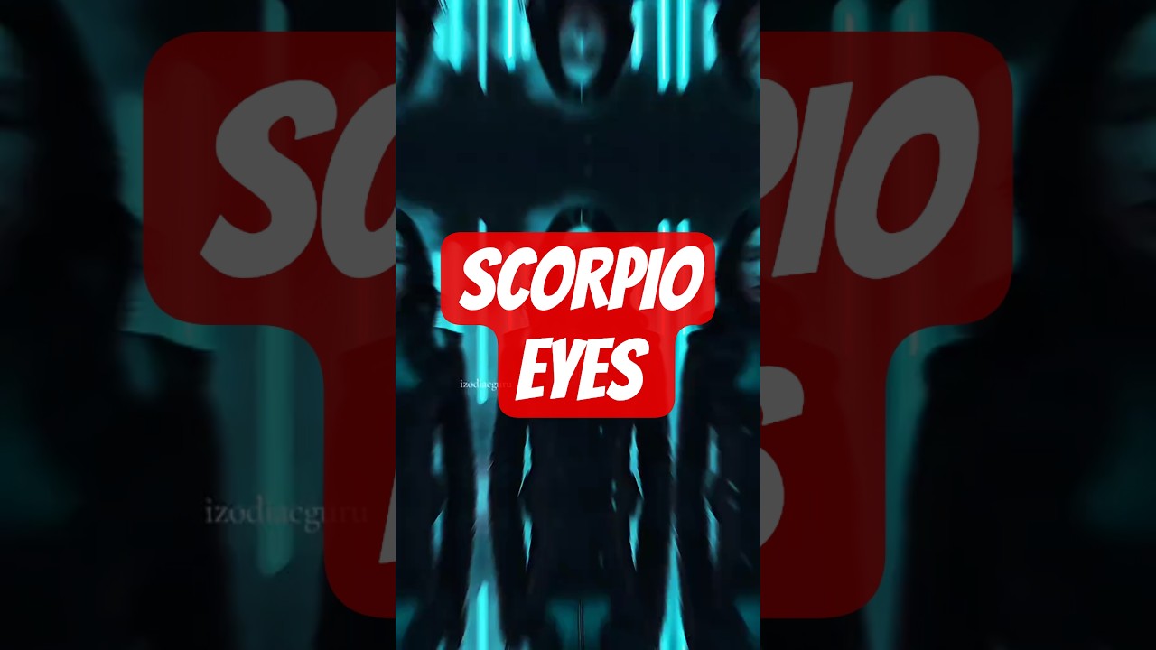 Scorpio has the most dangerous eyes  #shorts #zodiac #astrology #horoscope #scorpio #eyes