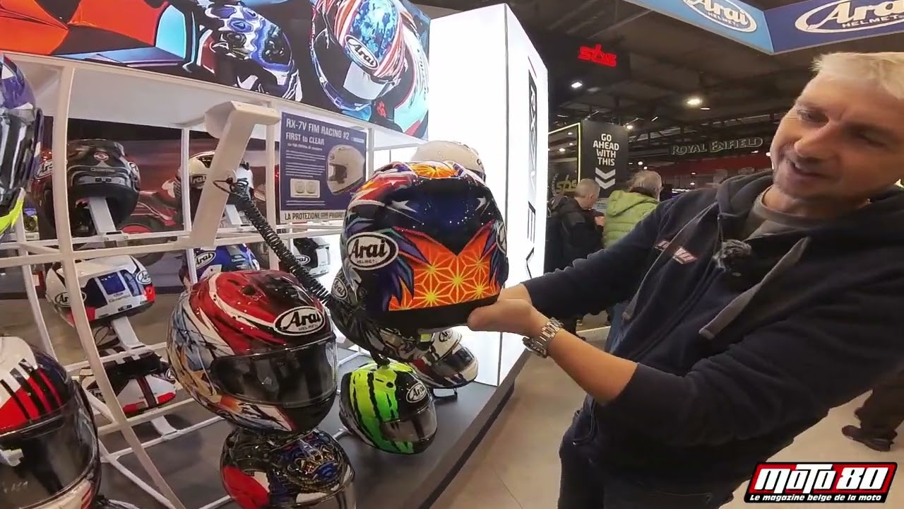 Moto 80 @ EICMA 2025: En visite chez Arai