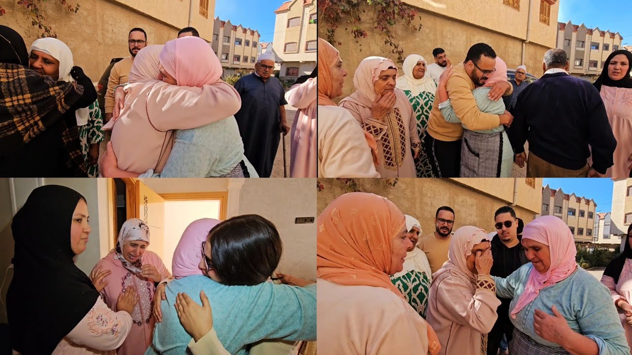 لقاء مأثر بين محبوبة والبهجة ومربوحة😭الله يطلق سراح كل مسجون