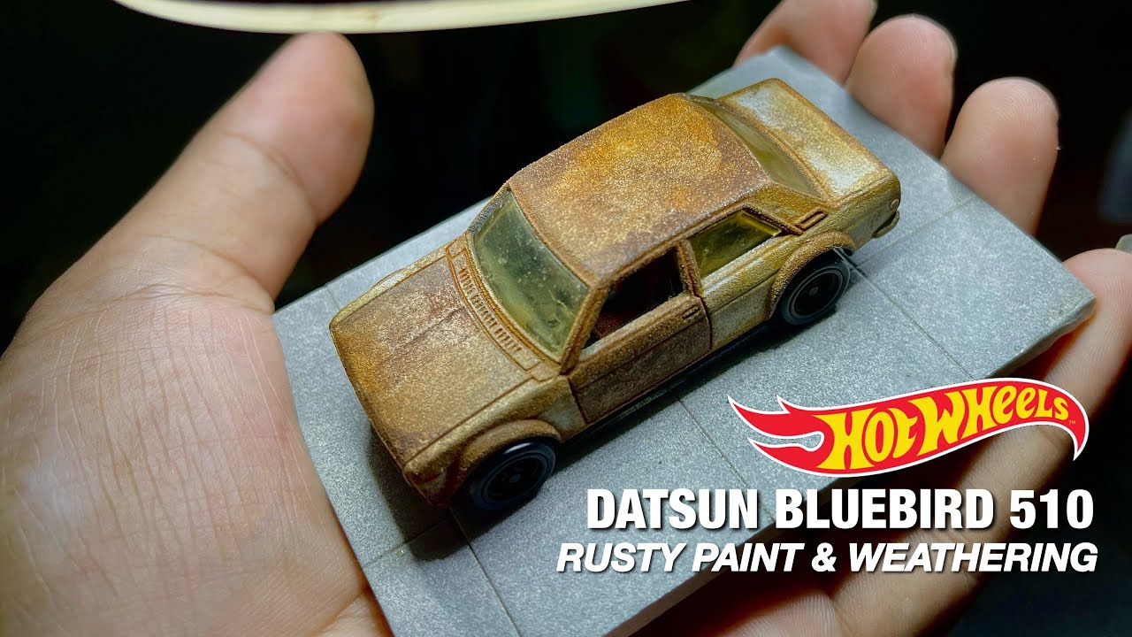 Tutorial Making Realistic Diecast Rusty Paint || Mr. Hobby Weathering & Tamiya Weathering Master