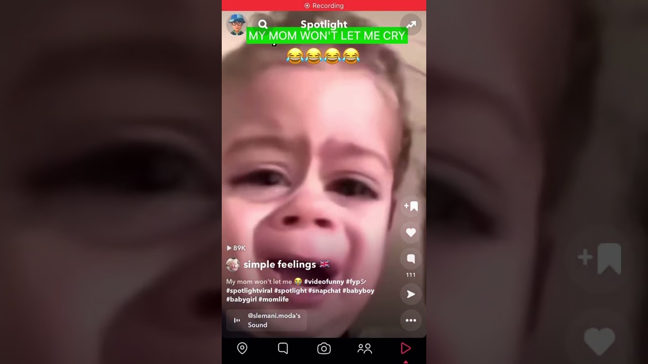 Baby crying with auto tune