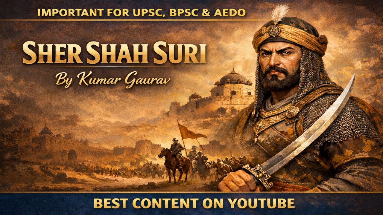 Sher Shah Suri Complete Lecture for BPSC | Administration, Reforms & PYQ Focus