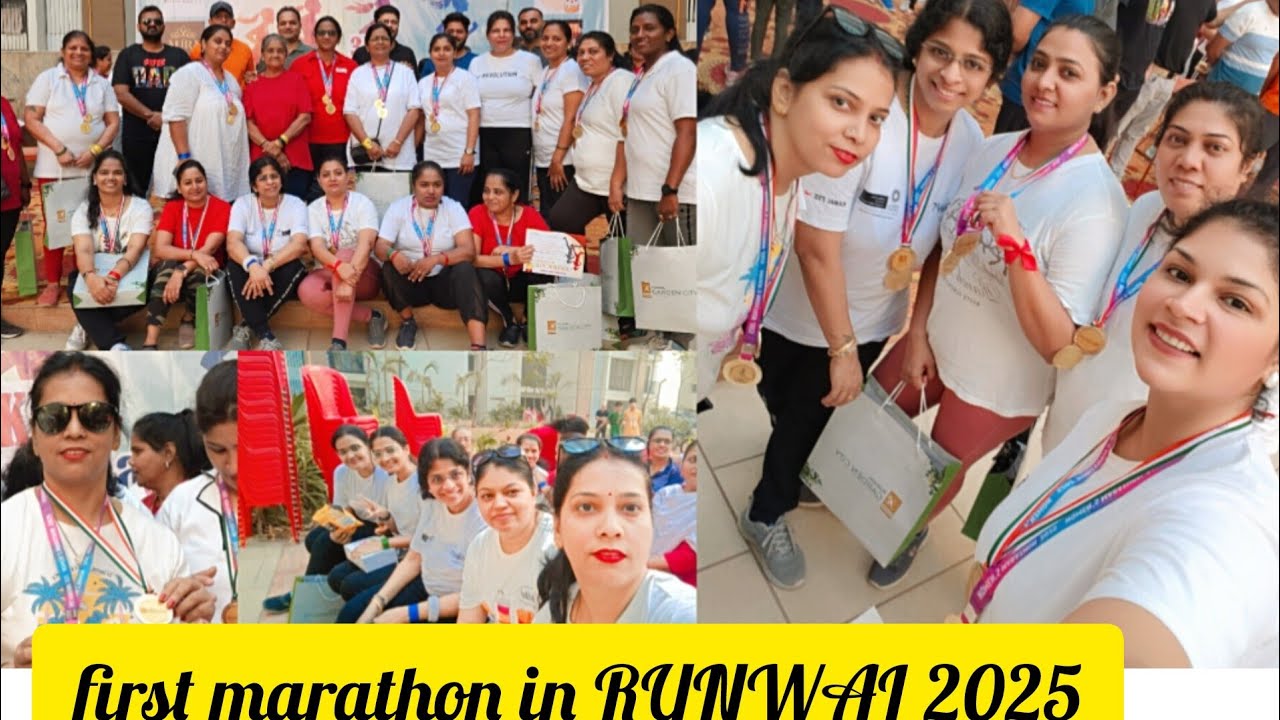 Women's day celebration in Runwal garden City | first marathon in RUNWAL 2025