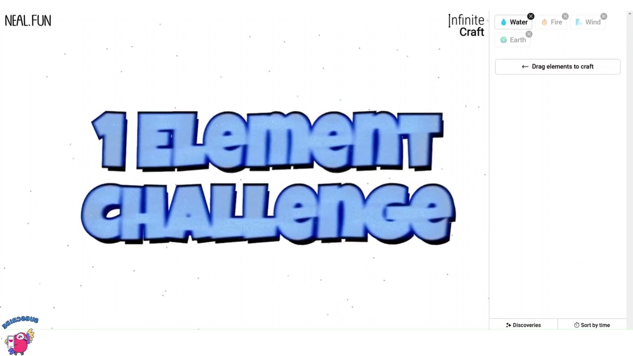 Infinite Craft - Under the Sea //ONE element challenge// casual game play