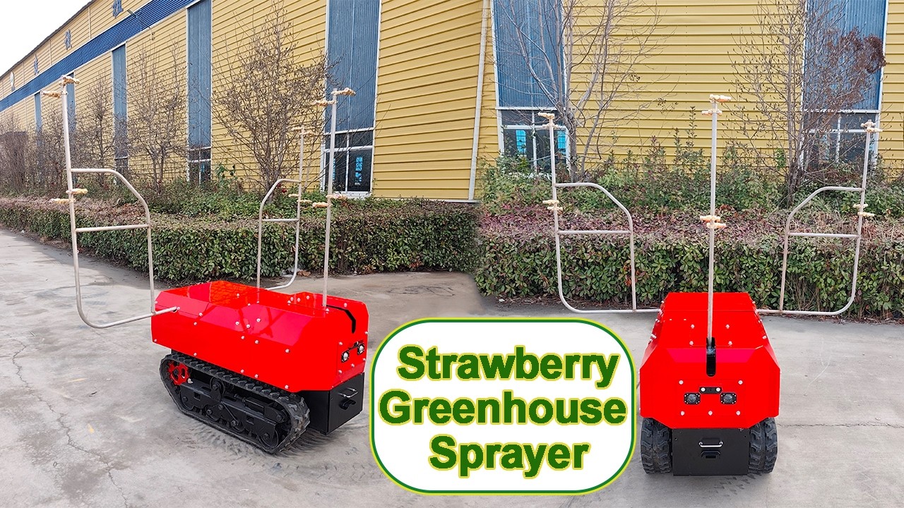 How to Operate Remote Control Agricultural Sprayer For Strawberry and Leafy Vegetable Greenhouse