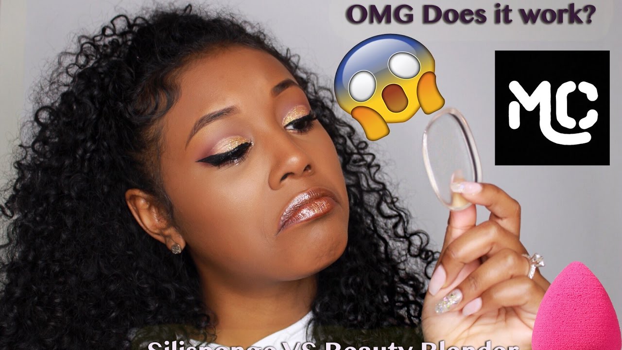 OMG, Does it work?...Molly Cosmetics Silicone Sponge 'Silisponge' vs Beauty Blender Review/Demo