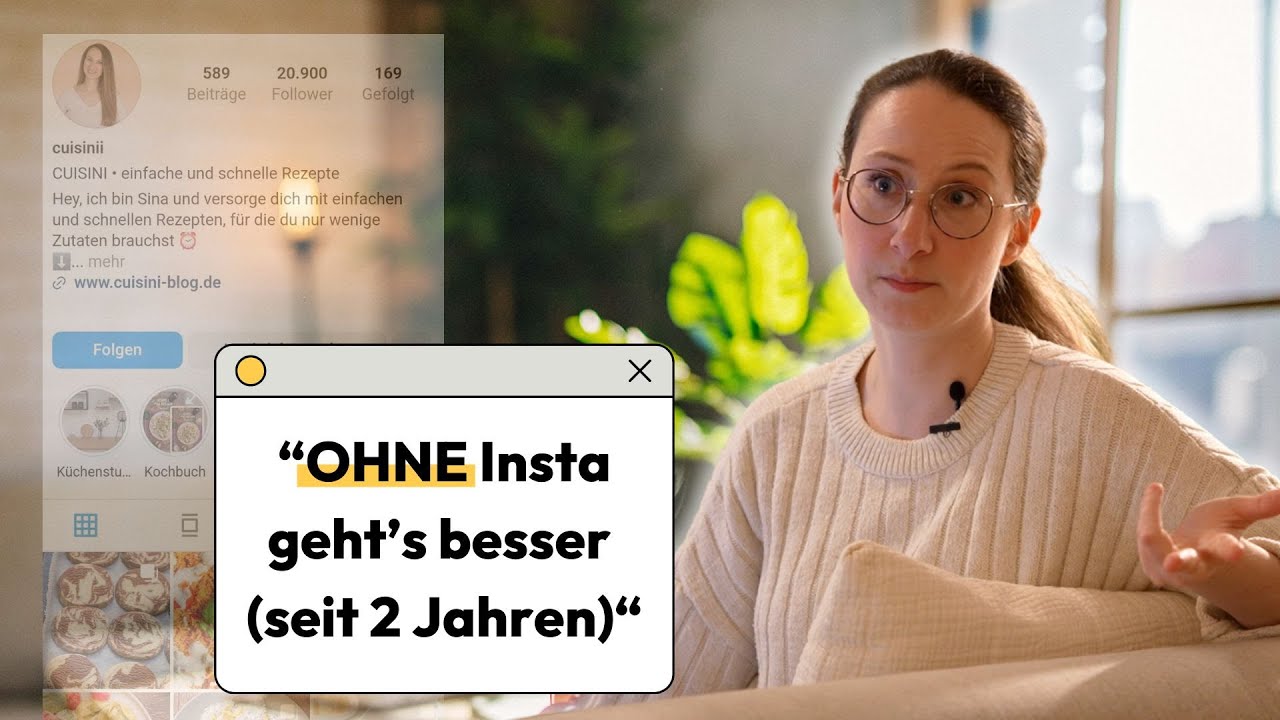 Warum ich Instagram den Rücken gekehrt habe | REALTALK ✨
