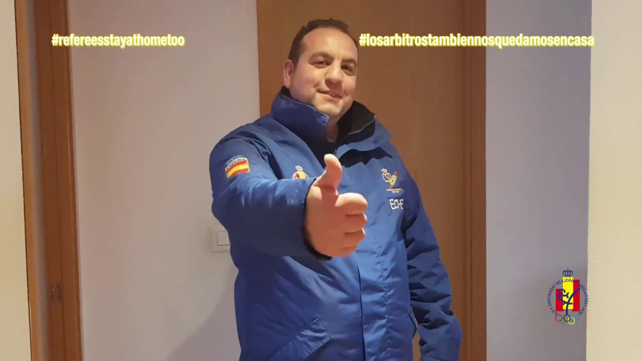 Vídeo de los árbitros de taekwondo #yomequedoencasa