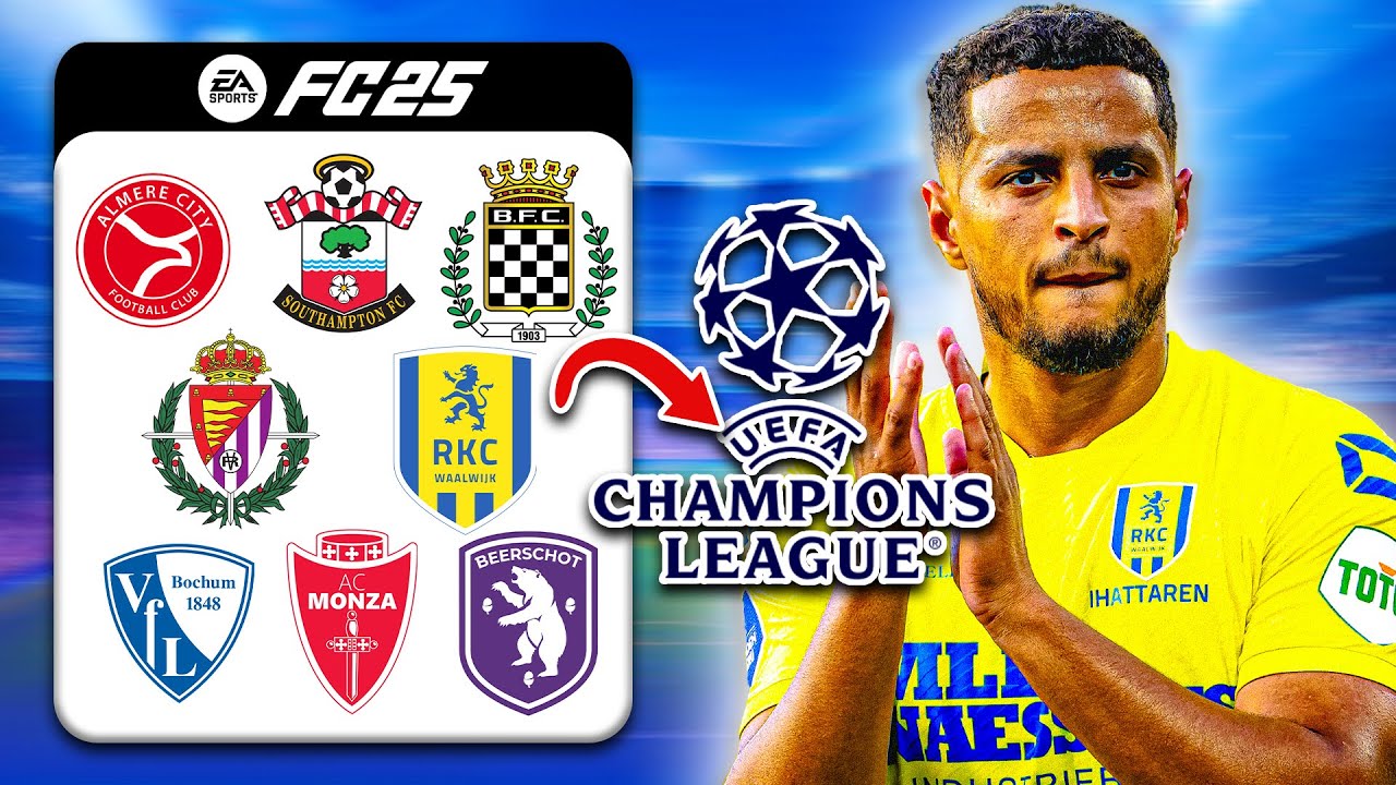 Champions League, Maar alleen de LAATSTE Plekken doen mee!!