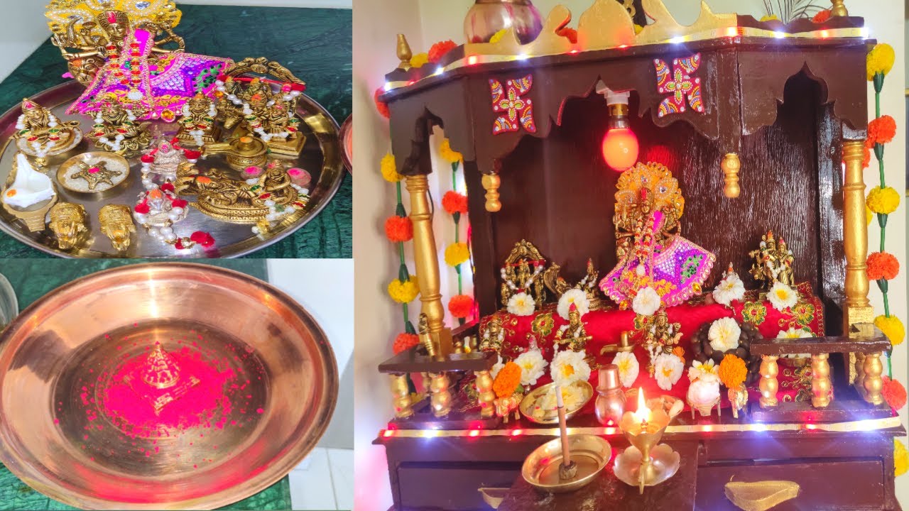 Mera Mandir 🙏 Taiyar ho geya 🥰 | घर 🏠 के मंदिर को कैसे सजा के रखे | New Mandir Decor & Organisation