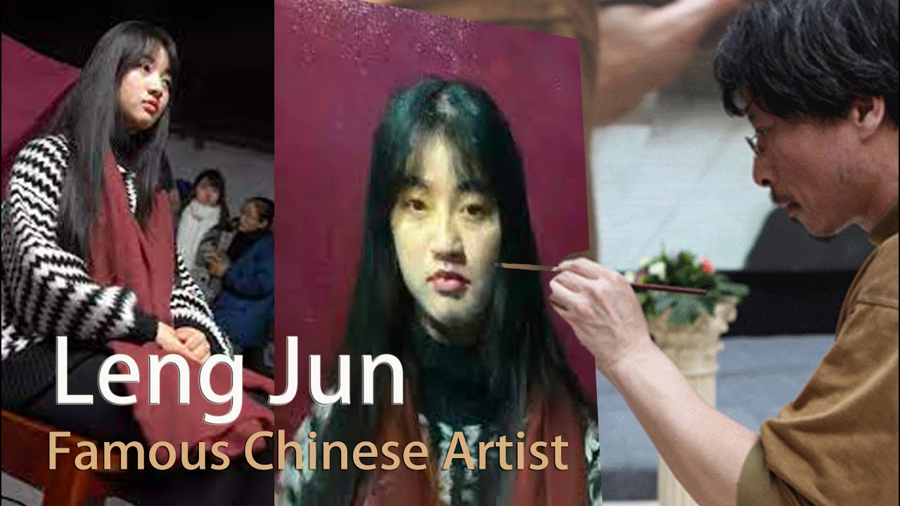 【 Time Lapse  Oil Painting Demo  】Girl Portrait  with Leng Jun
