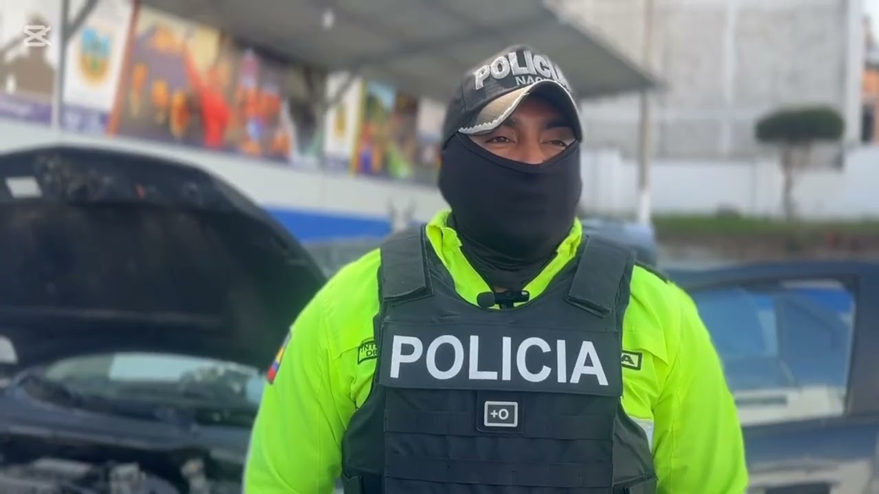 Policía nacional en Tungurahua interceptó a un vehículo alterado su numeración además con sustancias