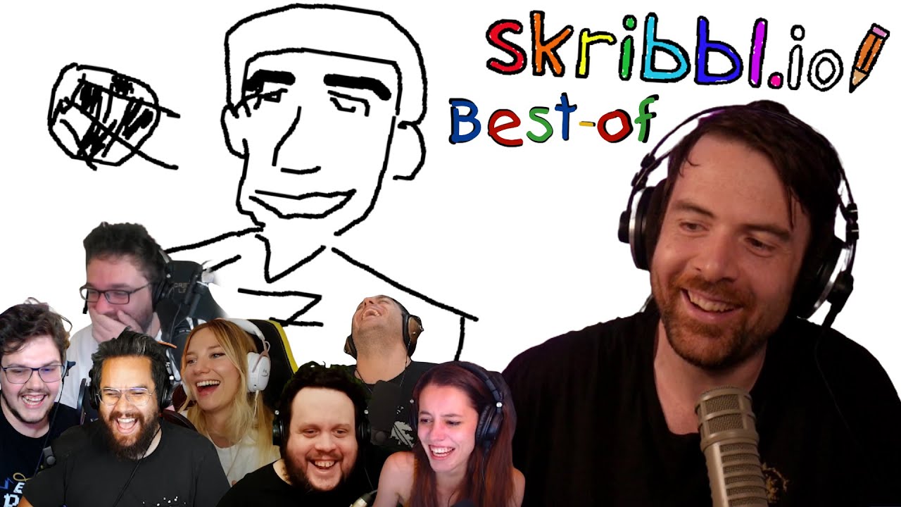 SKRIBBL.IO #1 ft. Zerator, Antoine Daniel, MV, Baghera, Mynthos, AngleDroit.. (Best-of du Lundi #13)