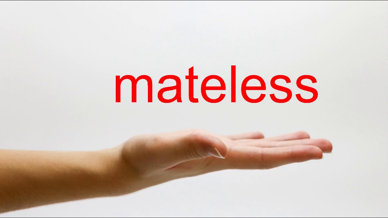 How to Pronounce mateless - American English