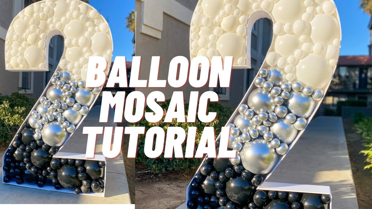HOW TO: MAKE A BALLOON MOSAIC | Time-lapse
