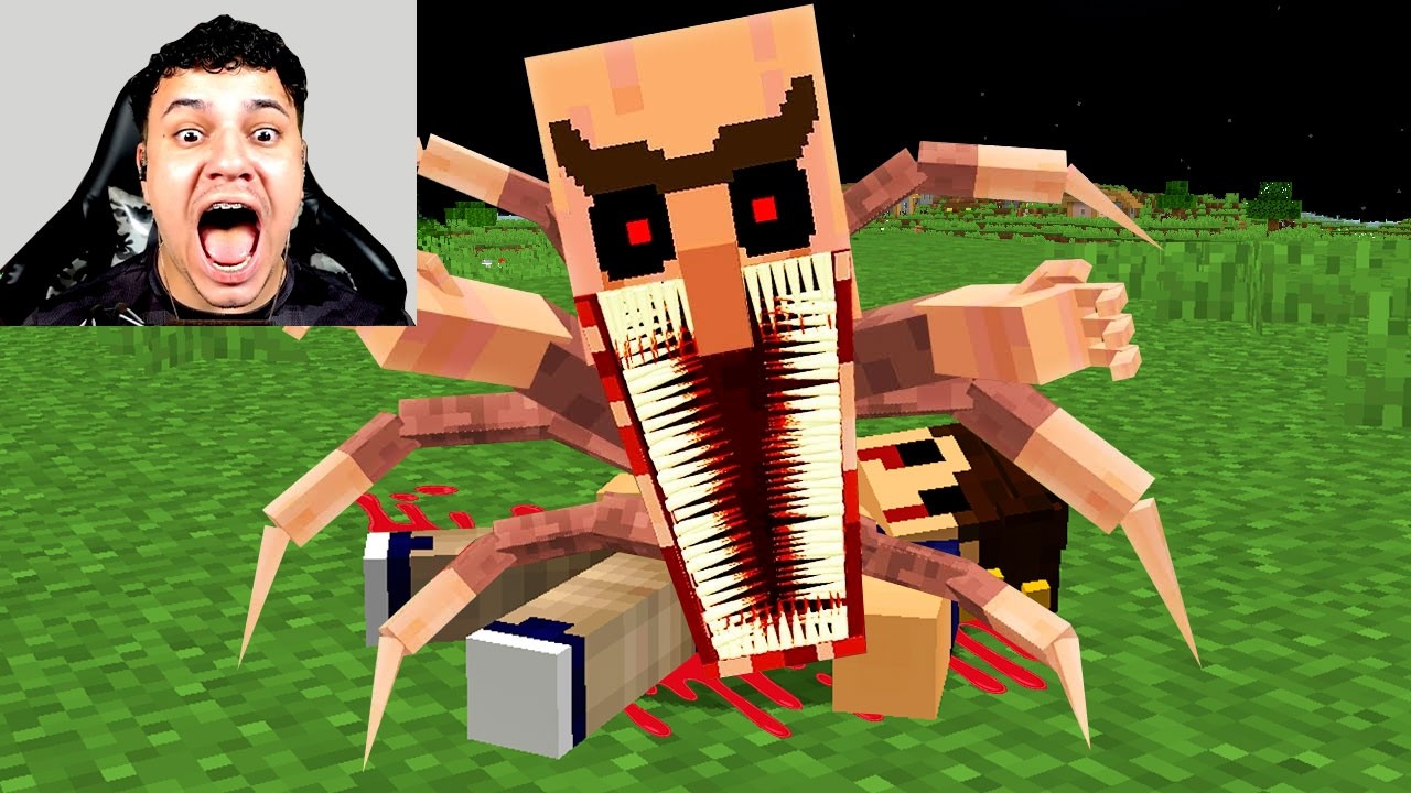 Minecraft Mas Se Eu Assustar Ele, Eu Ganho...