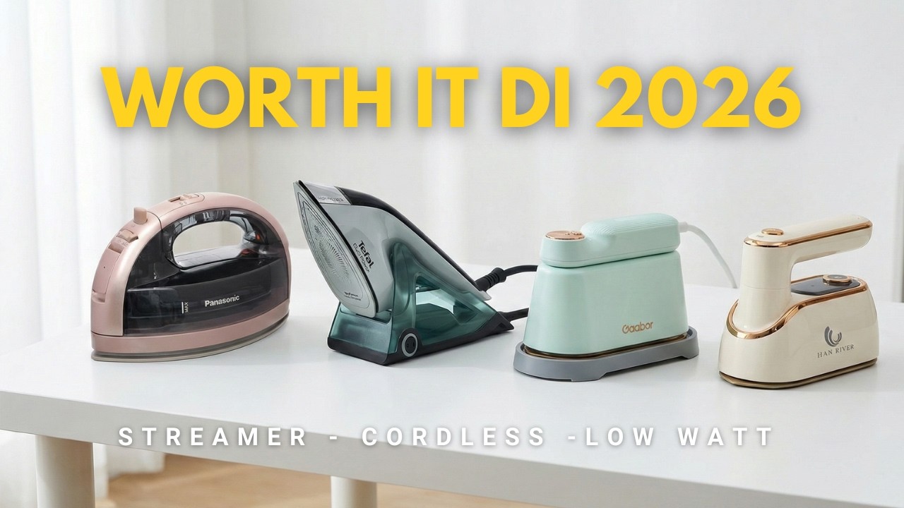 6 Rekomendasi SETRIKA UAP Portable Yang Worth It  Di 2026