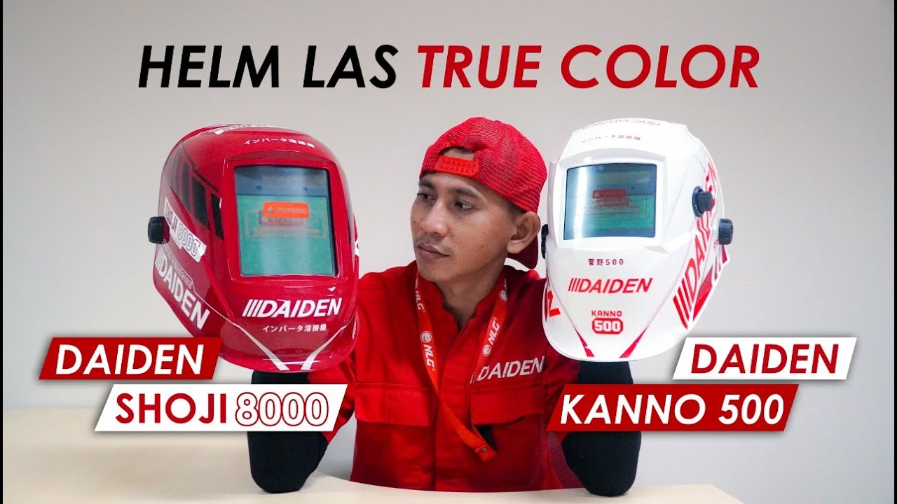 Keunggulan Kedok Las / Helm Las Otomatis DAIDEN SHOJI 8000 dan KANNO 500