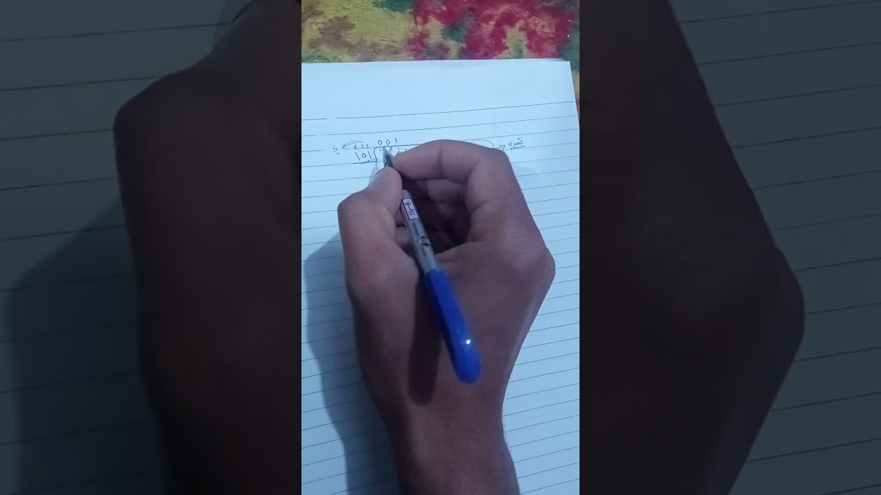 شرح القسمه في النظام الثنائي( كما لم ترها من قبل 😂😁🔥)
