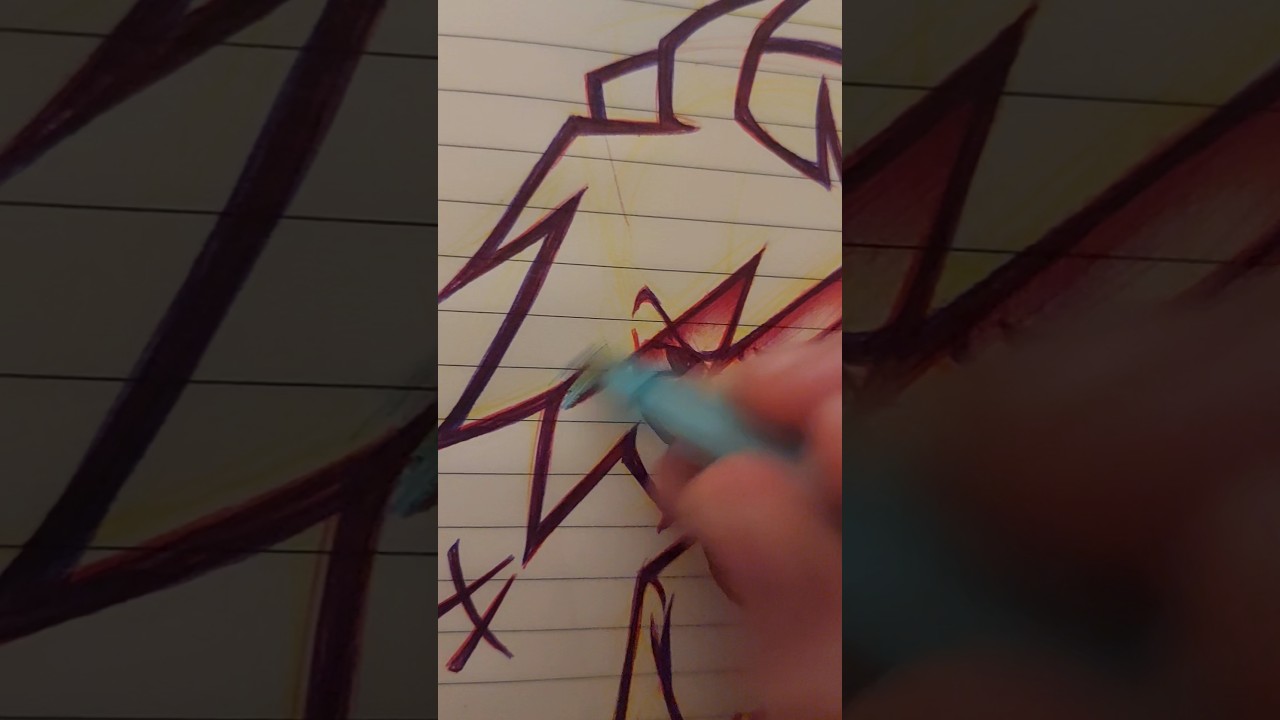 My camera sucks tho #fridaynightfunkin#redraw#fnf#Boyfriend#pendrawing#fypシshorts#shortsfeed#fyp