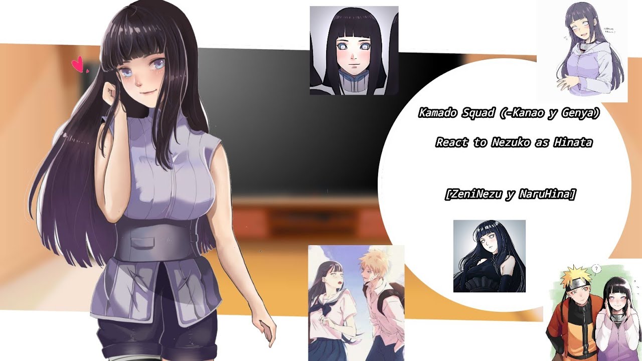 💜🍒 Kamado Squad (-Kanao y Genya) React to Nezuko as Hinata 🍒💜[Contém Shipps]My AU