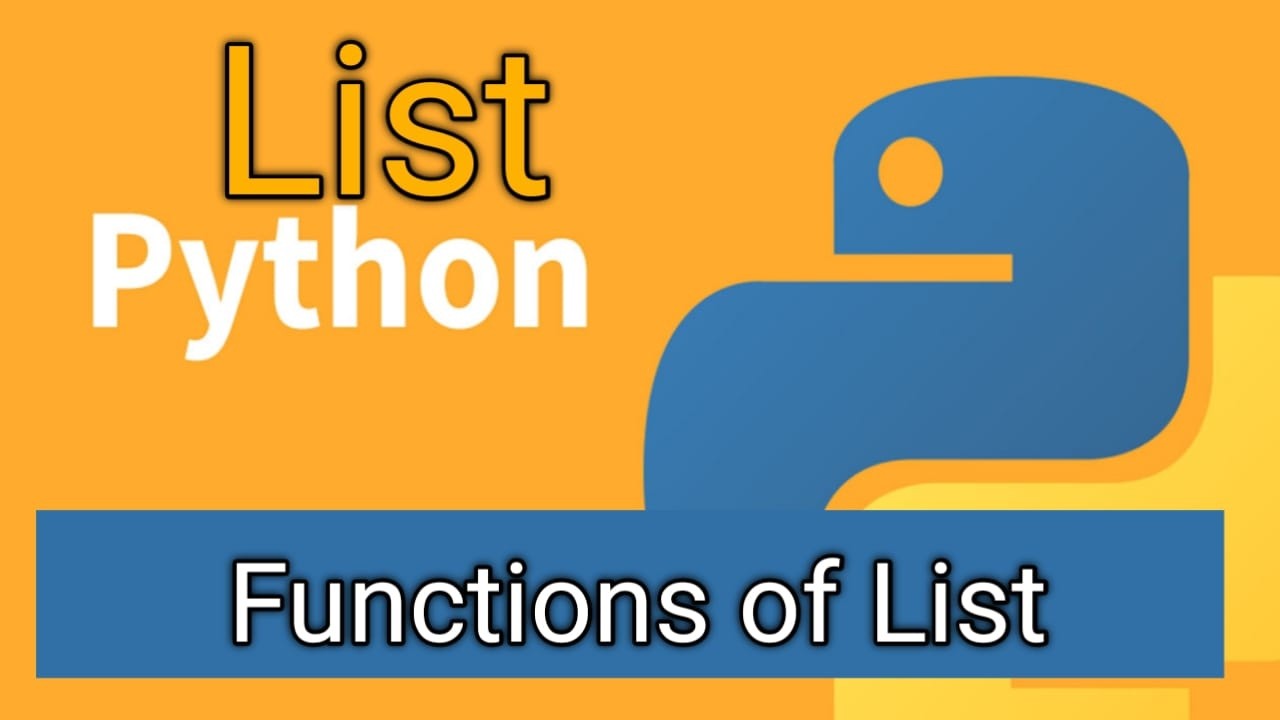 List Function | List Functions in Python