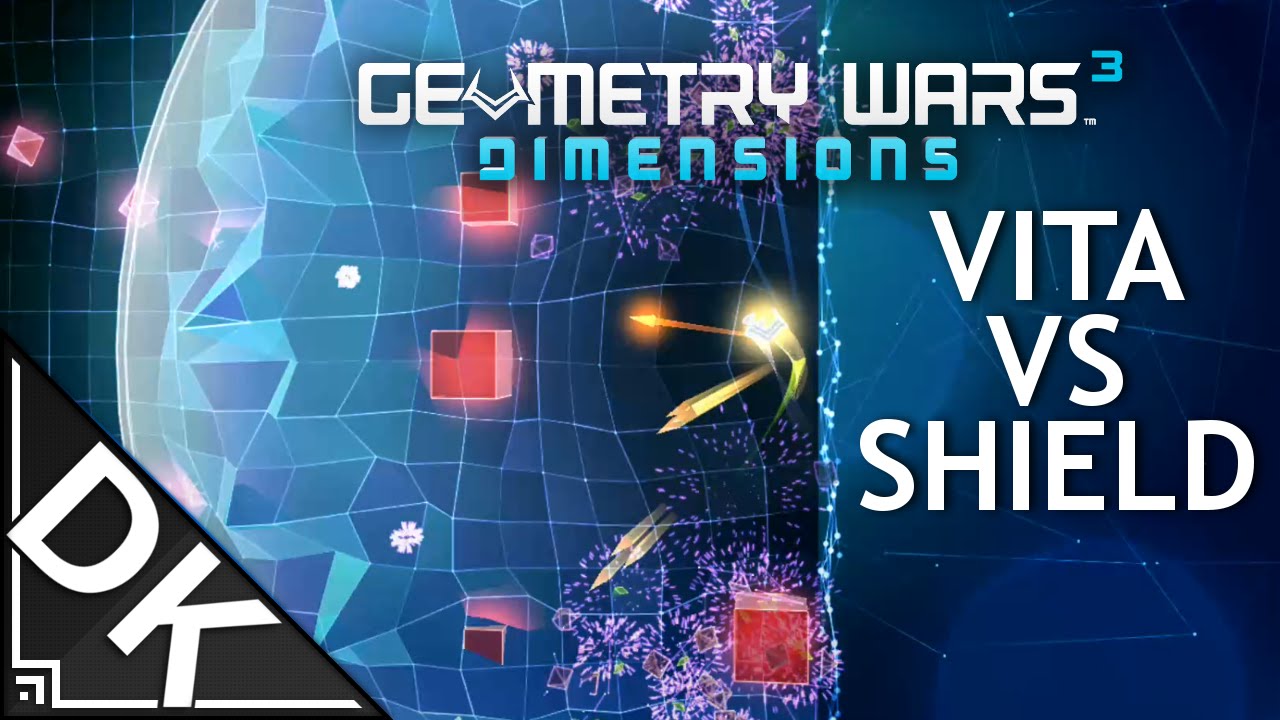 Geometry Wars 3 - PS Vita vs Shield Tablet [Graphics comparison & gampeplay]